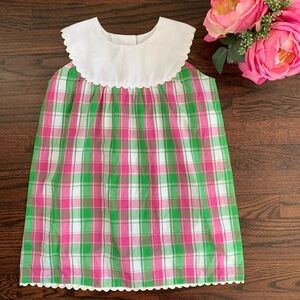 NWT SmockADot plaid dress, size 6